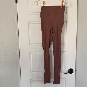 Glyder Mauve ribbed Leggings